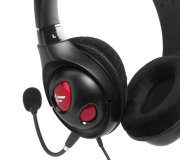 Creative HS-800 Fatality Gaming czarne z mikrofonem - 24183 - zdjęcie 3